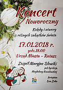 Koncert Noworoczny - plakat